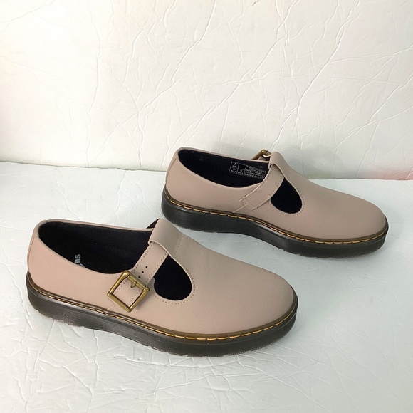Dr. Martens Shoes - NEW DR.MARTENS SIZE 9 ZAVALA MARY JANE CREAM SHOES RETRO AIR CUSHION SOLE